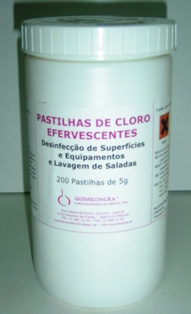 P260 - Pastilhas Cloro (desinfecção de saladas)